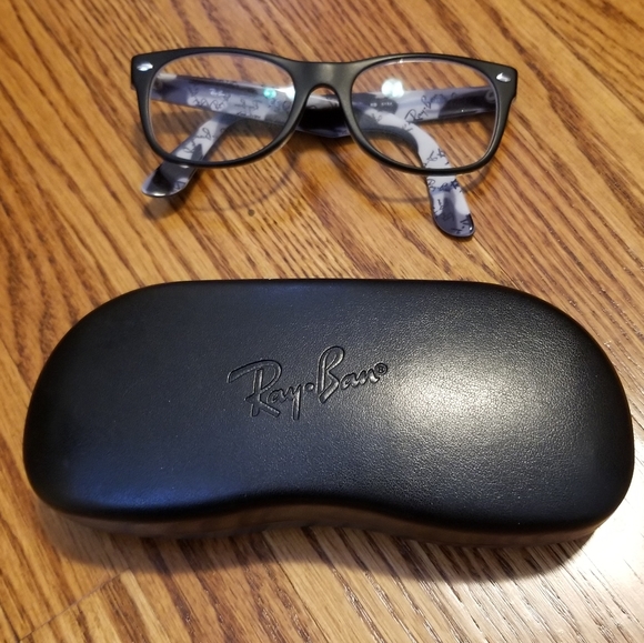 Ray Ban Black Wayfarer Eyeglasses Frames - Picture 6 of 7